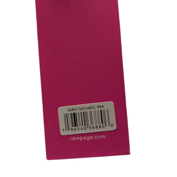 Rampage Sacha Y2K Faux Leather Croc Emboss Chunky Wedge Heel Bootie NWT Size 8.5 - Picture 9 of 10